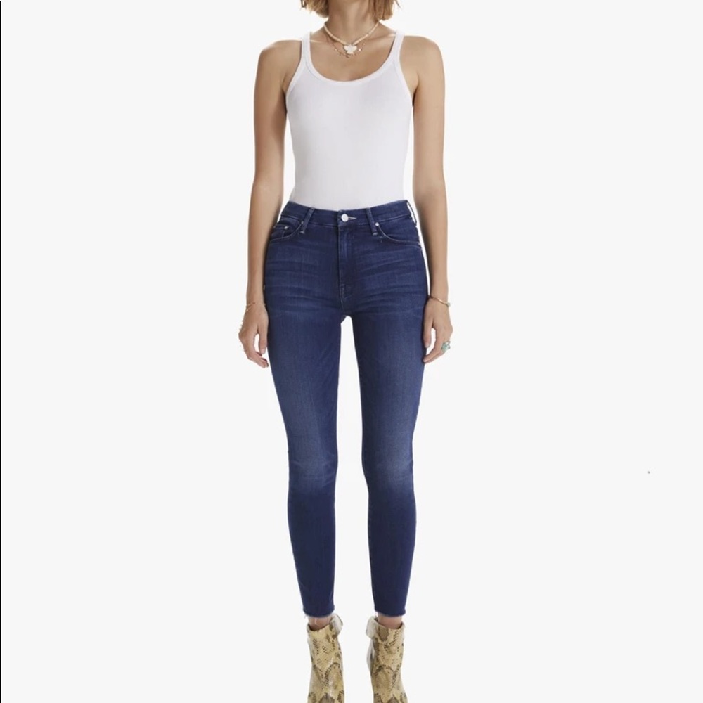 NWT Mother High Waisted Looker Ankle